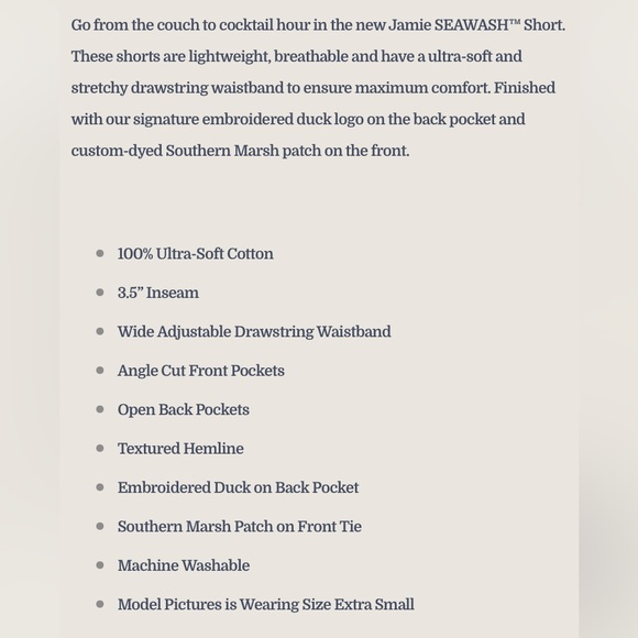 Southern Marsh Seawash Shorts-Jamie - Picture 2 of 8